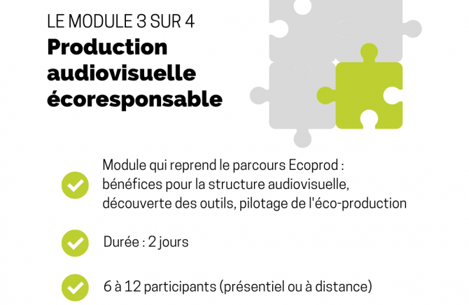 Production audiovisuelle écoresponsable